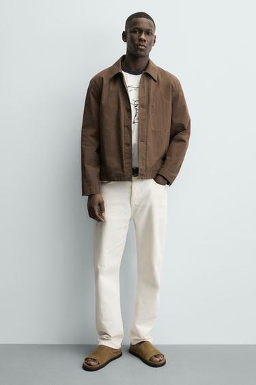 LEATHER SANDALS -  by Zara - Image 1