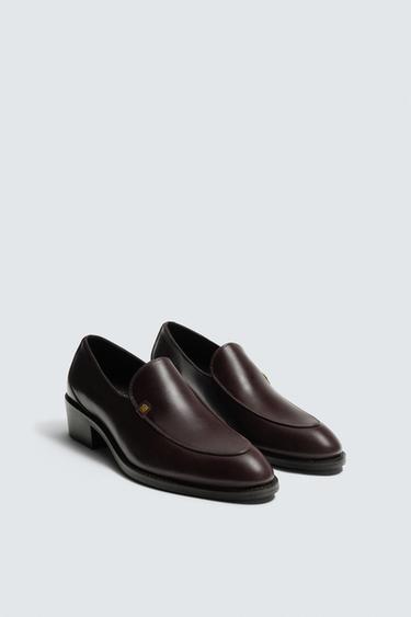 LEATHER LOAFERS WILLY CHAVARRIA X ZARA - Brown by Zara