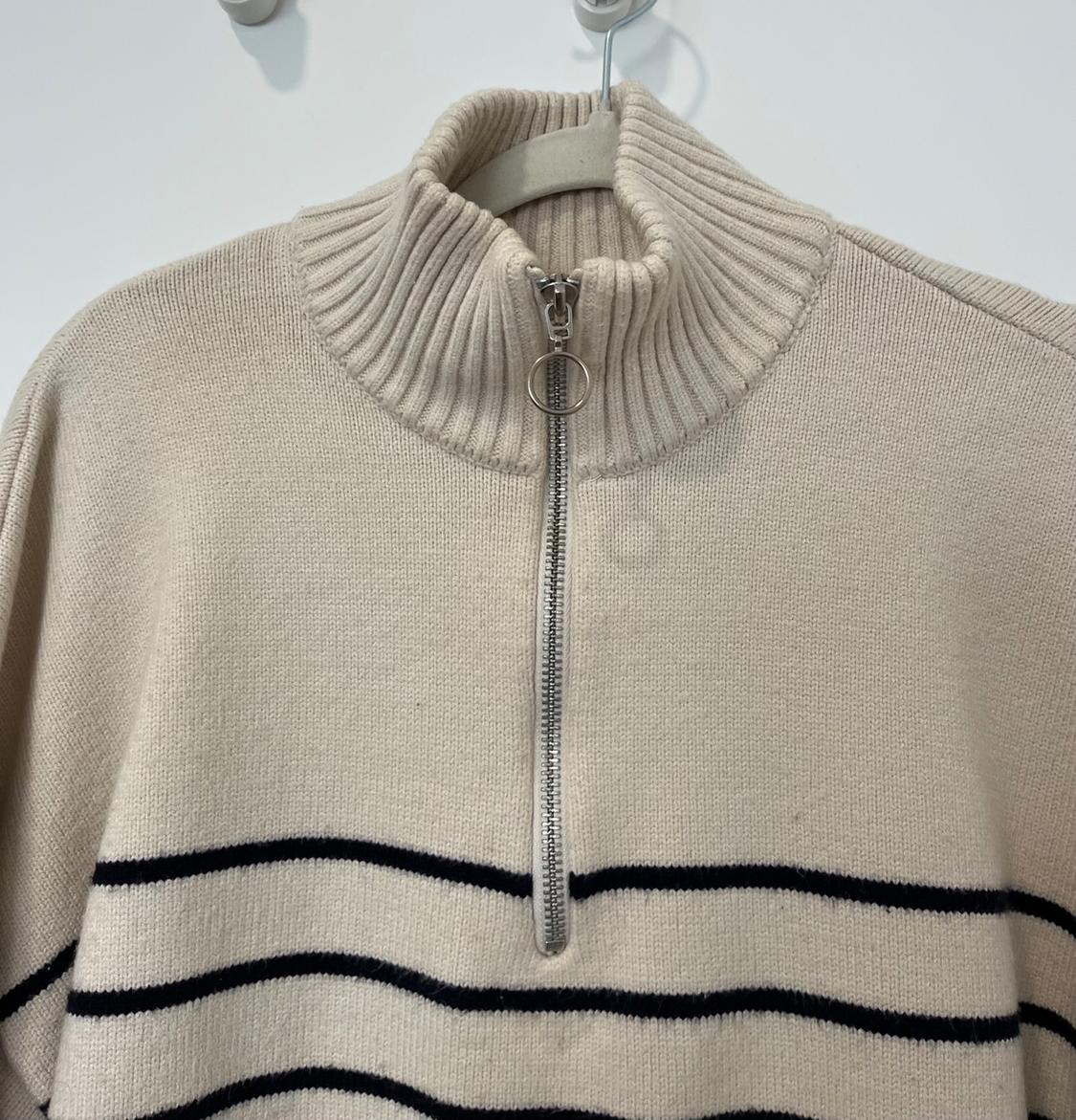 STRIPED KNIT SWEATER - Image 2