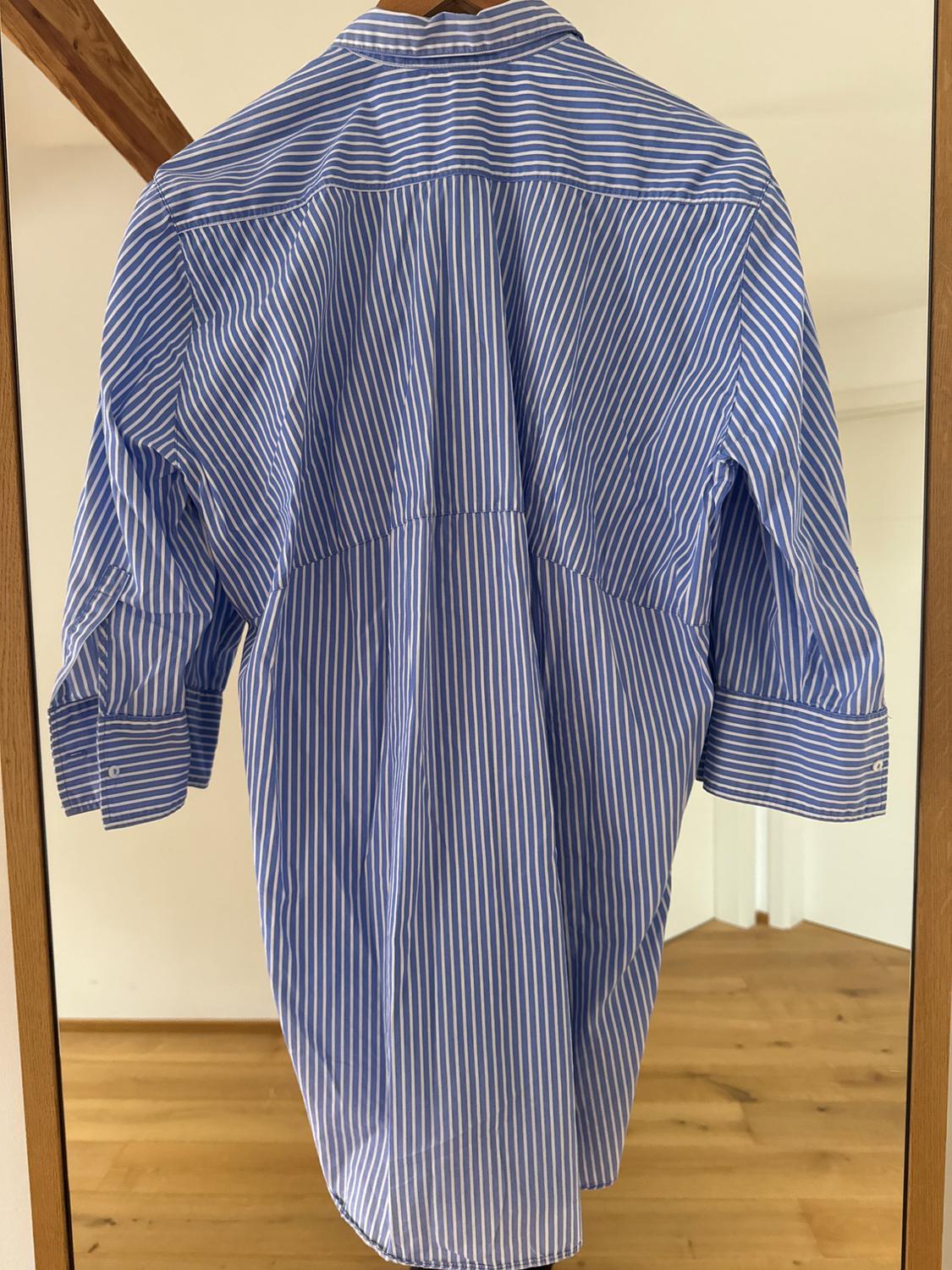 BLUE STRIPED FLOWER DRESS - Image 2