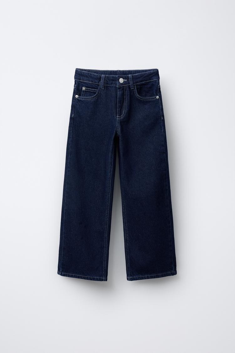 Pantalon Jean Large Jean Zara Fille Ado Garçon Jeans Fille Jambe
