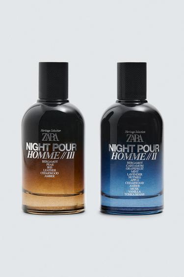 NIGHT POUR HOMME II + III EDP 2 X 100ML ( 3.4 FL.OZ ) - TINTED LEATHER by Zara