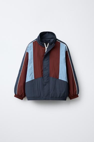 COMBINED LIGHTWEIGHT TECHNICAL RAINCOAT - Burgundy by Zara