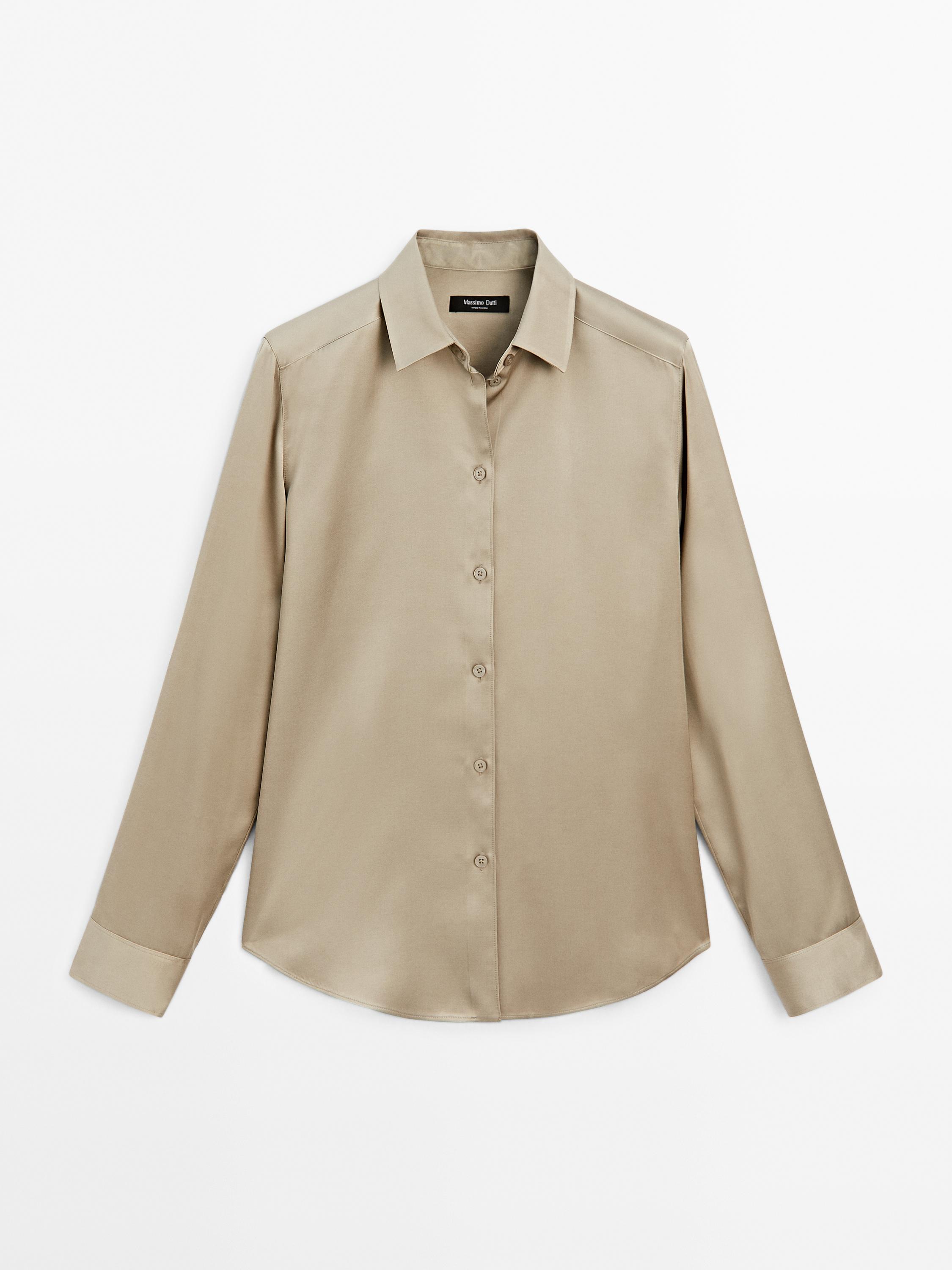 Chemisier fluide satin
