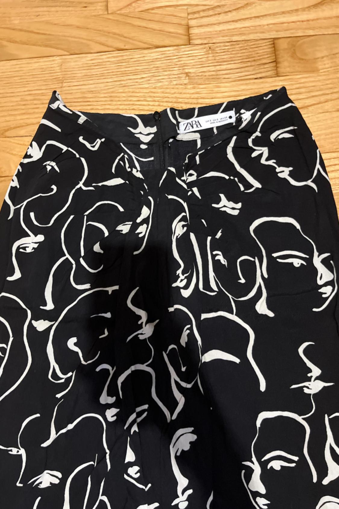 PRINTED SKIRT WITH KNOT - Image 2