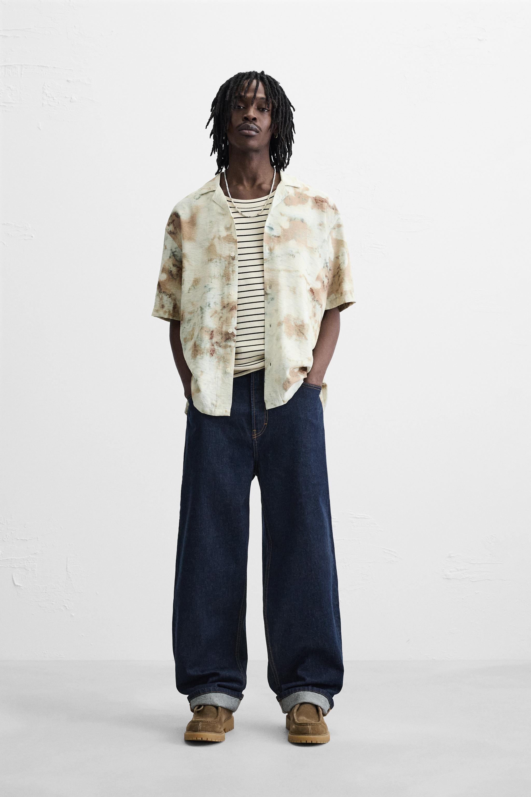 【ZARA】アブストラクト プリント シャツ 7545/499/920 ZARA】アブストラクト プリント シャツ 7545/499/920 (ZARA