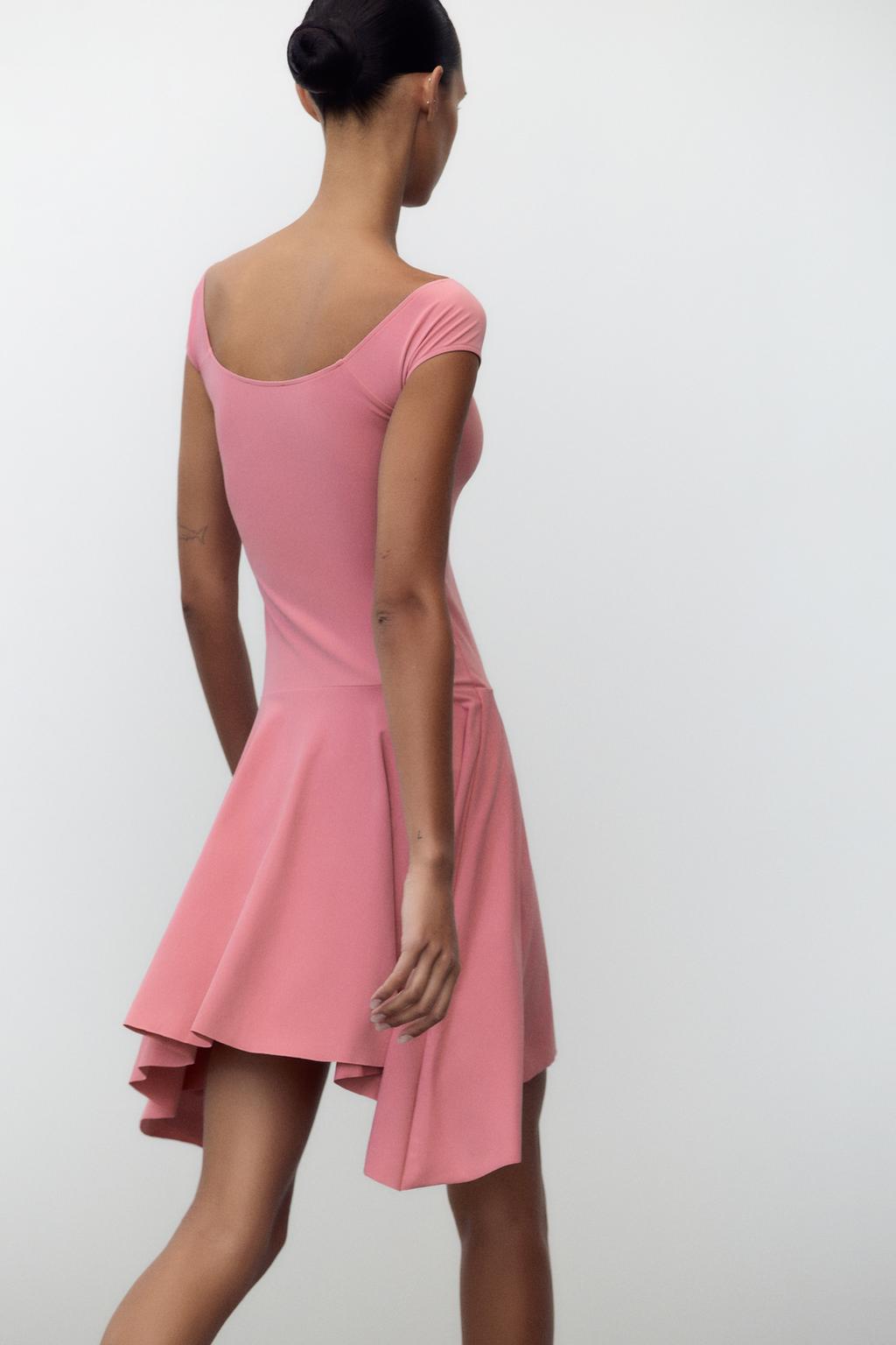 Thumbnail image for ASYMMETRIC POLYAMIDE DRESS WITH RUFFLES