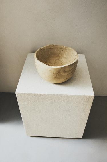 SAND-COLOURED STONE BOWL - Beige by Zara - Image 5