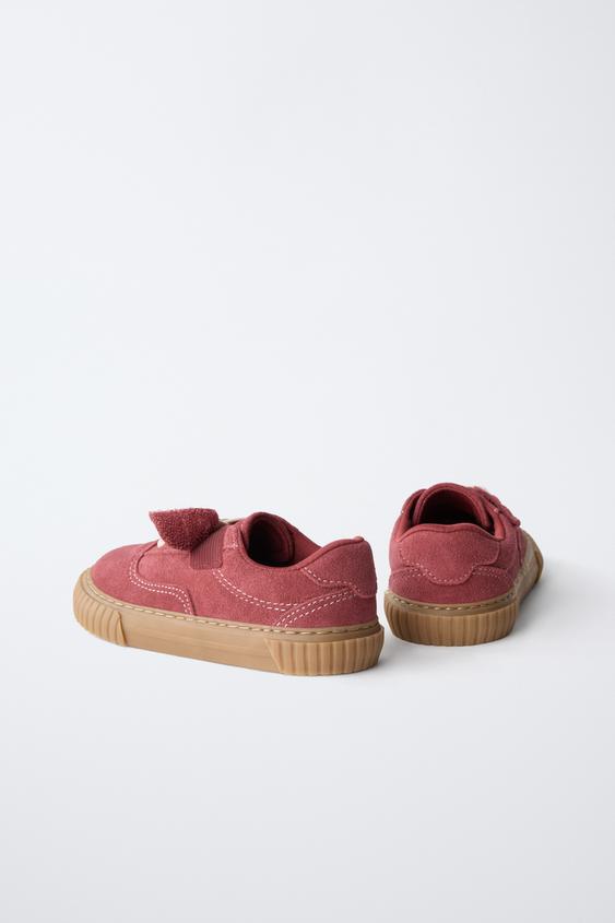 TENNIS BAREFOOT EN CUIR - Rouge framboise de Zara - Image 6