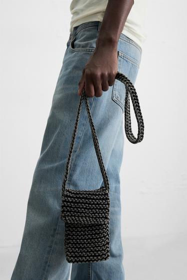 MACRAMÉ CROSSBODY BAG - Black by Zara - Image 1