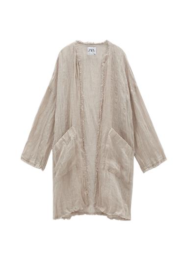 LONG LINEN JACKET