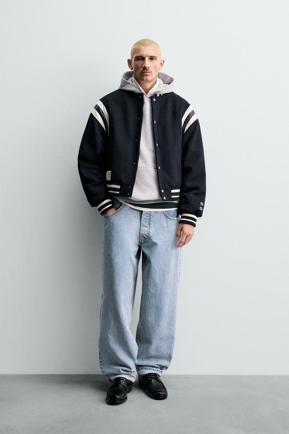 CHAMPION ® X ZARA PADDED BOMBER JACKET