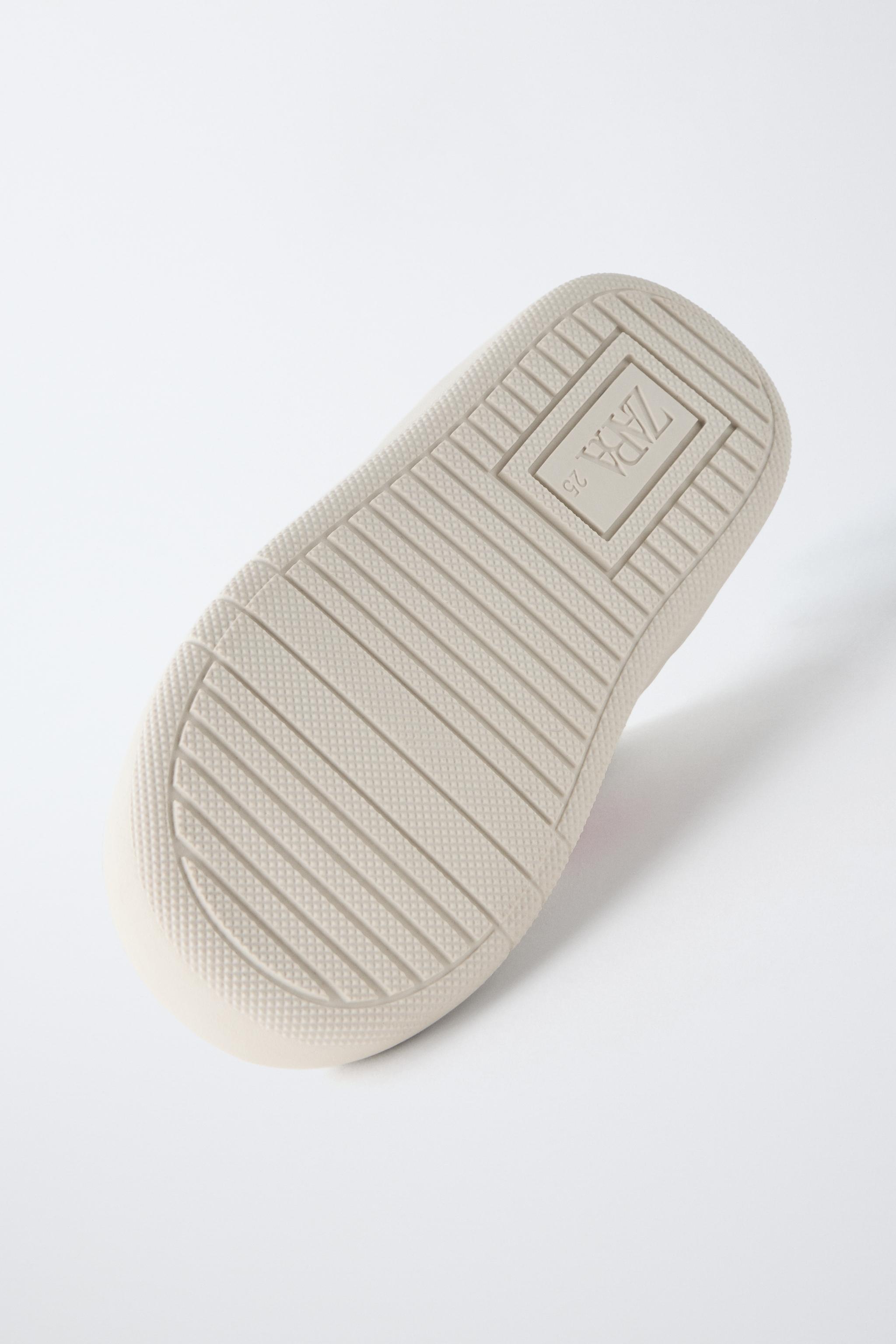 Детские кроссовки Zara CONTRASTING BAREFOOT SNEAKERS — фото 8
