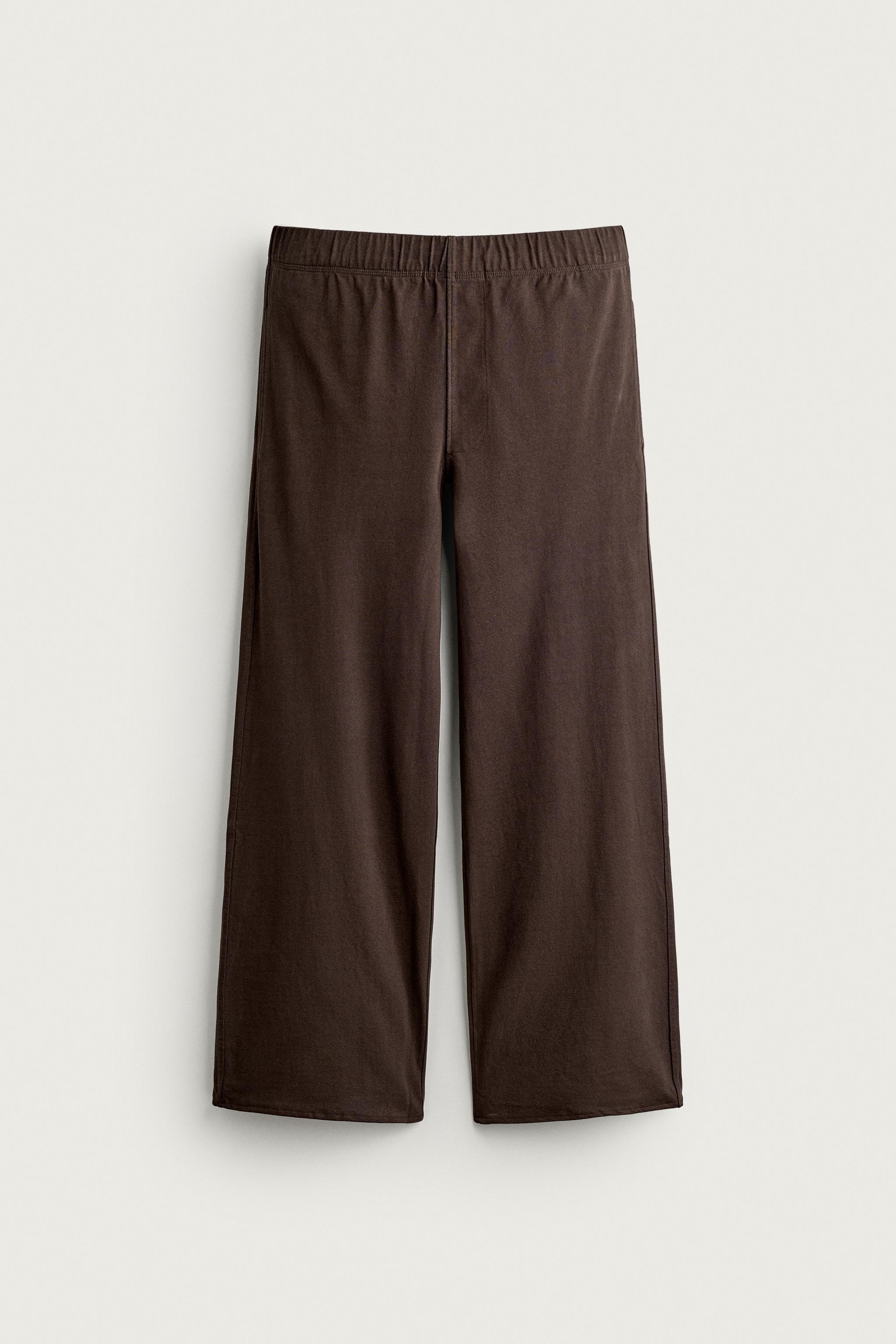 Zara RELAXED FIT JOGGING PANTOLON görsel 5