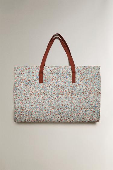 키즈 플로랄 프린트 비치 담요 - Zara 멀티컬러