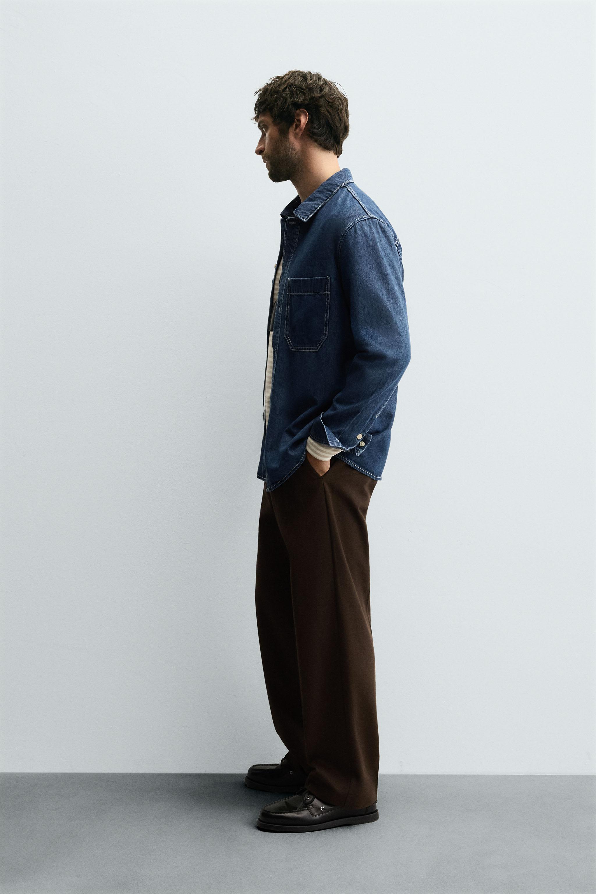 REGULAR FIT DENIM SHIRT