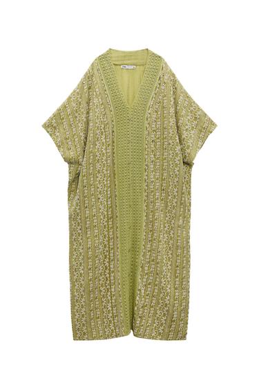EMBROIDERED TUNIC DRESS
