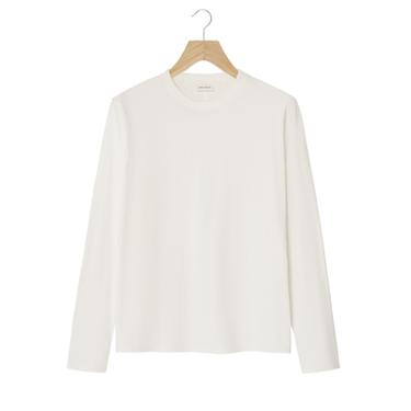 MEDIUM WEIGHT ORIGINS LONG SLEEVE T-SHIRT - Oyster-white by Zara
