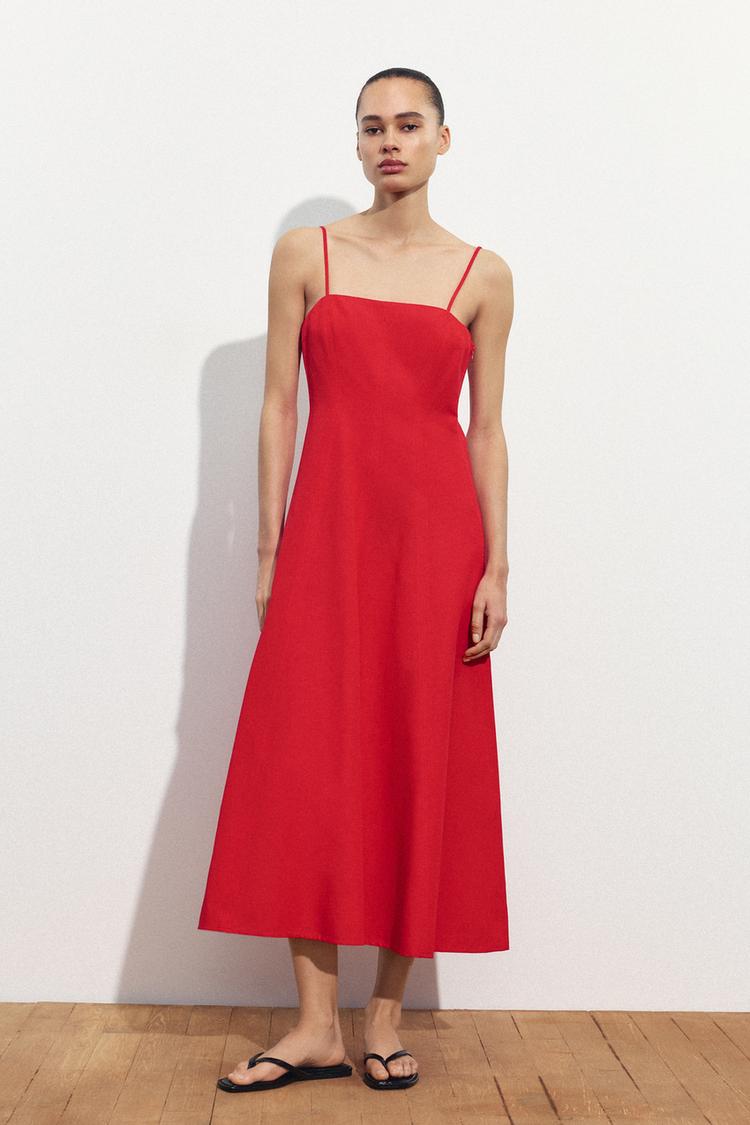 Invitada Mono Zara Verde Agua Invitada Vestido Satinado Rojo Zara