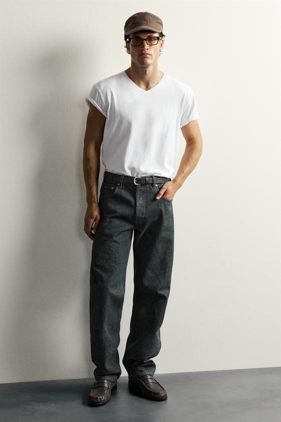 LEDERMOKASSIN MIT STEG - Braun von Zara - Bild 0