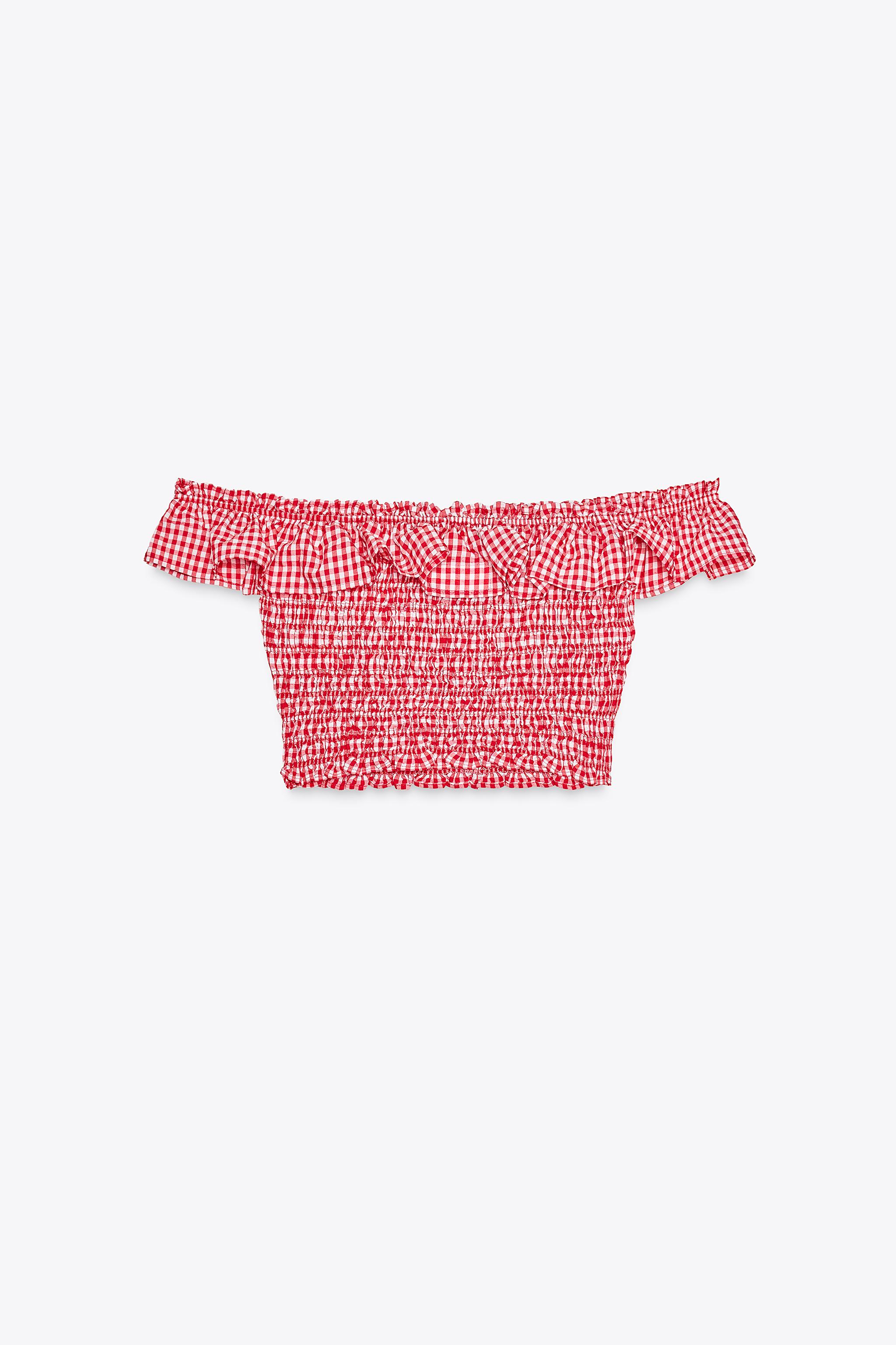 GINGHAM TOP