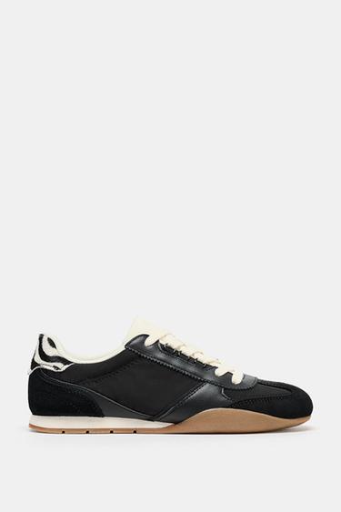 CONTRAST TRAINERS - Black by Zara