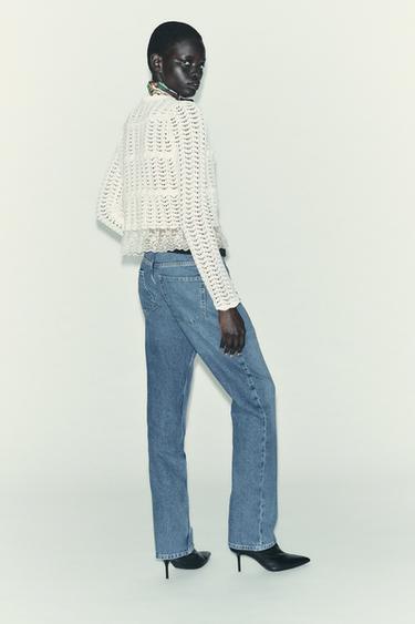 VESTE ROMANTIQUE EN CHENILLE - Écru de Zara - Image 2