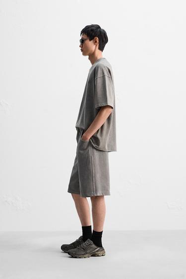 BERMUDA JOGGER BAGGY FIT - Light grey by Zara - Image 3