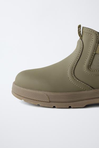 RUBBERISED BOOTS - Khaki Green by Zara - Image 5