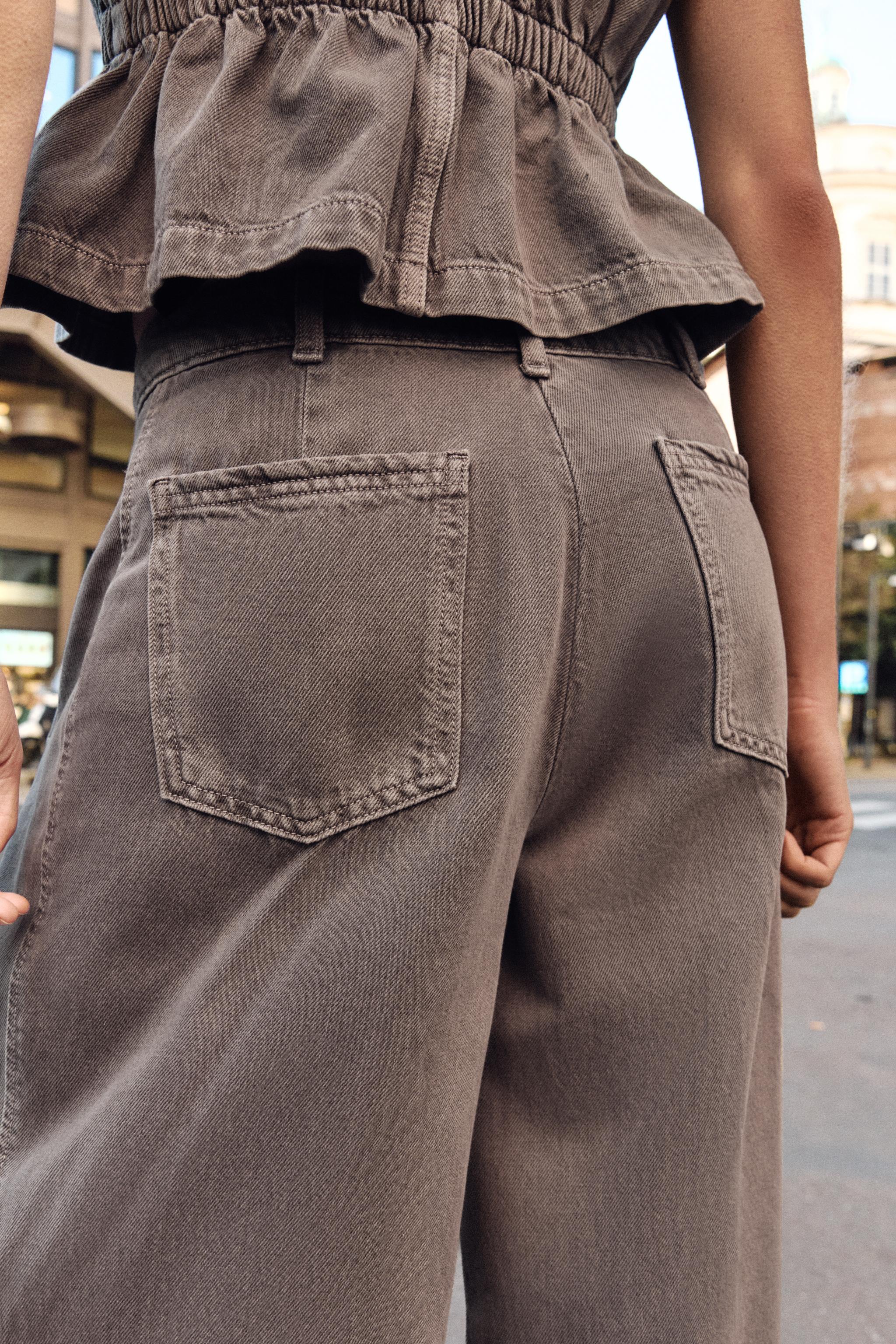 Z1975 MID-RISE WIDE LEG JEANS WITH DARTS