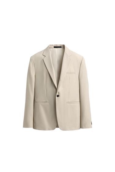BLAZER DE TERNO COM LÃ - Cru da Zara