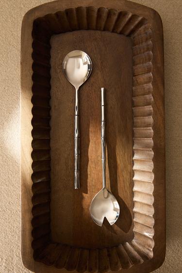 SET OF STEEL SALAD CUTLERY (SET OF 2) - Steel by Zara