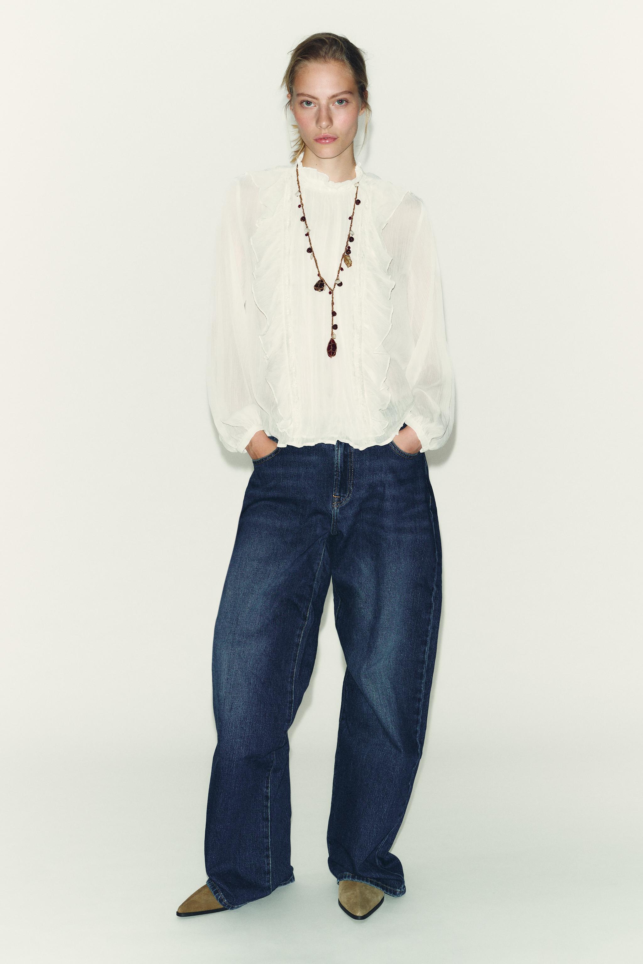 【deres】cotton drape blouse Drapey Popover Shirt For Women | J.Crew