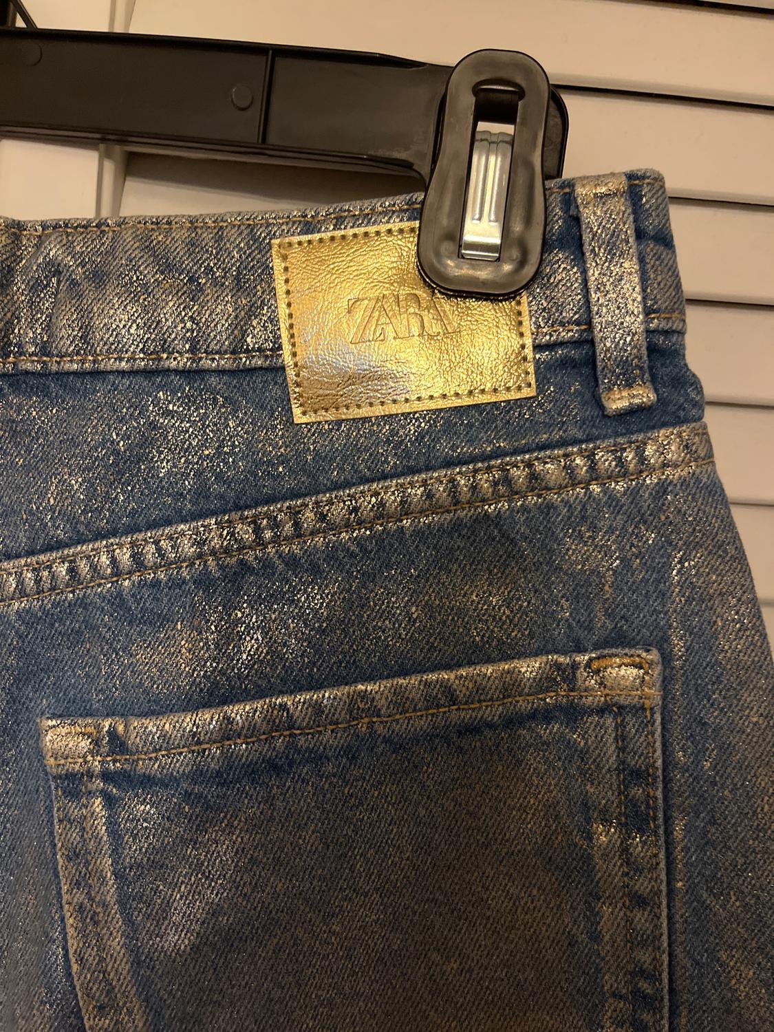 SHORTS Z1975 DENIM TIRO ALTO FOIL - Image 4