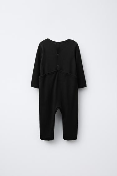 GLOW-IN-THE-DARK SKELETON CONVERTIBLE FOOT PYJAMAS - Black by Zara - Image 1
