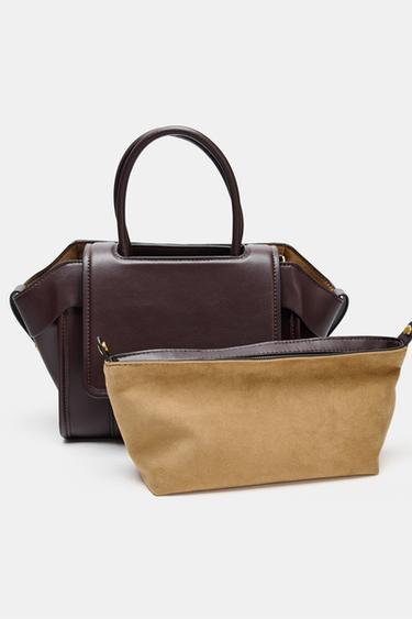 SAC CITYBAG À RABAT - Bordeaux de Zara - Image 5