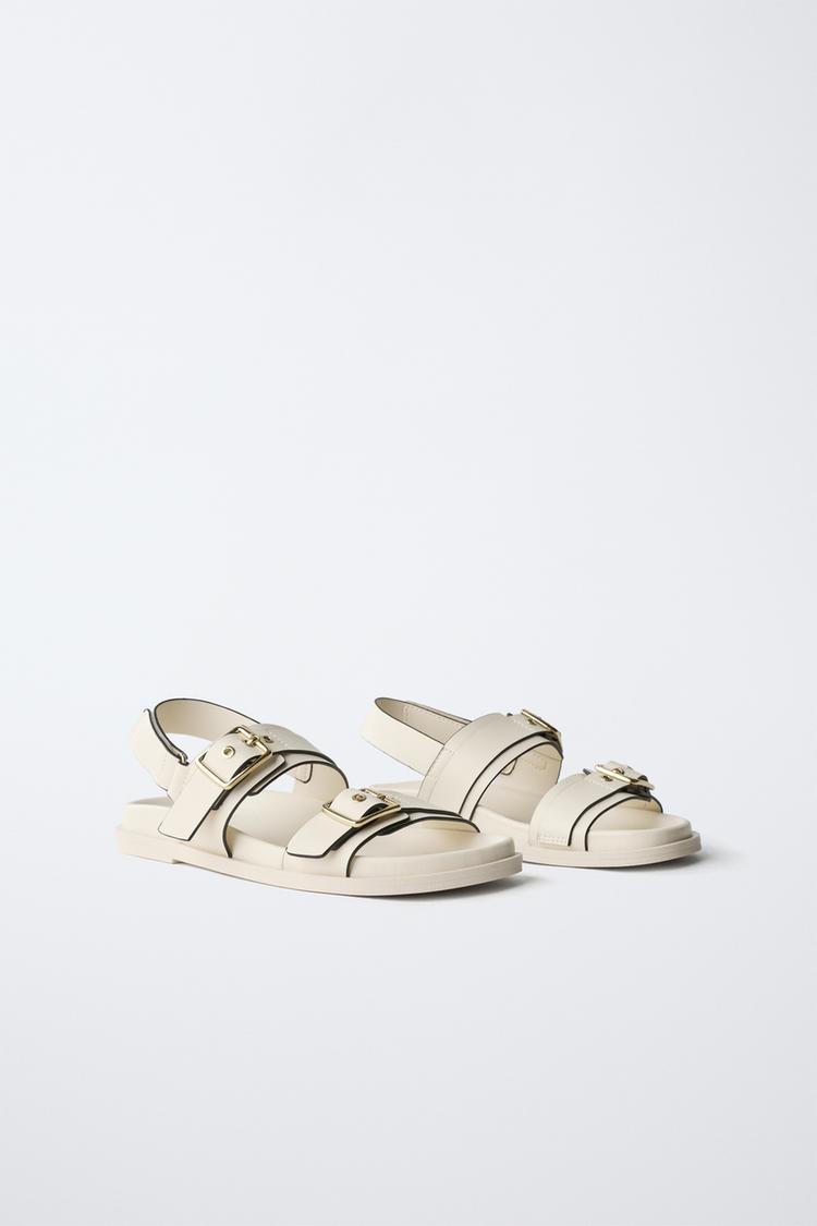BUCKLED SANDALS