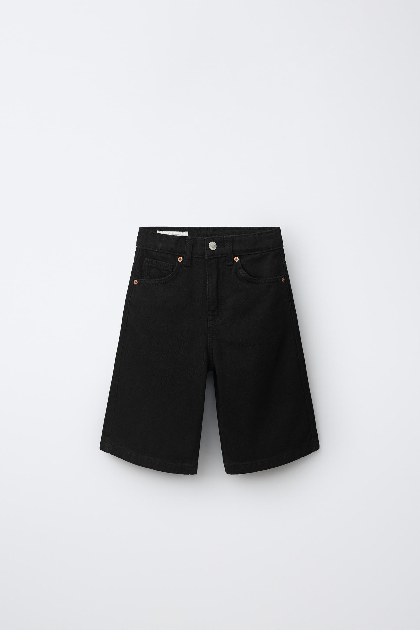 Детские шорты Zara Denim Shorts, цвет: Чёрный — фото 1