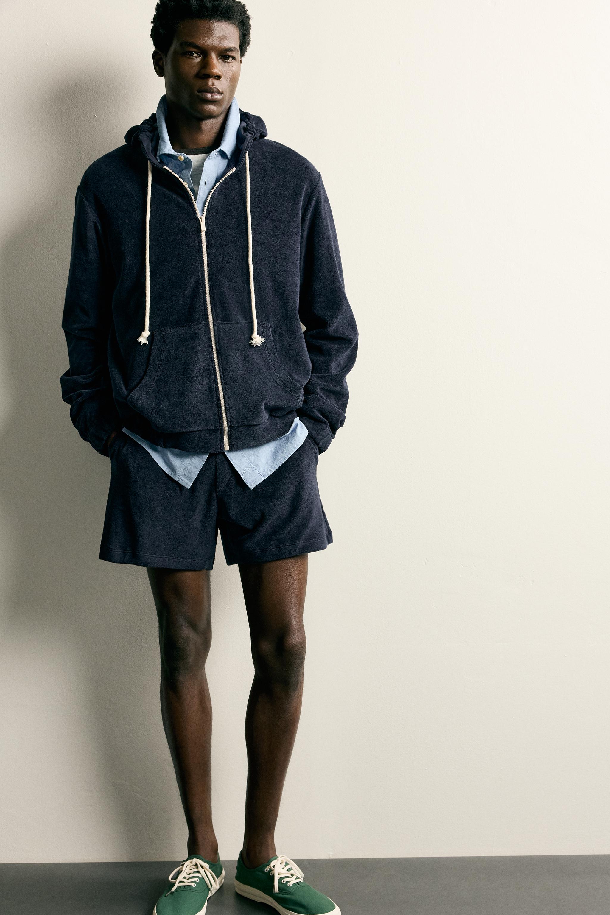 RELAXED FIT TERRY SHORTS