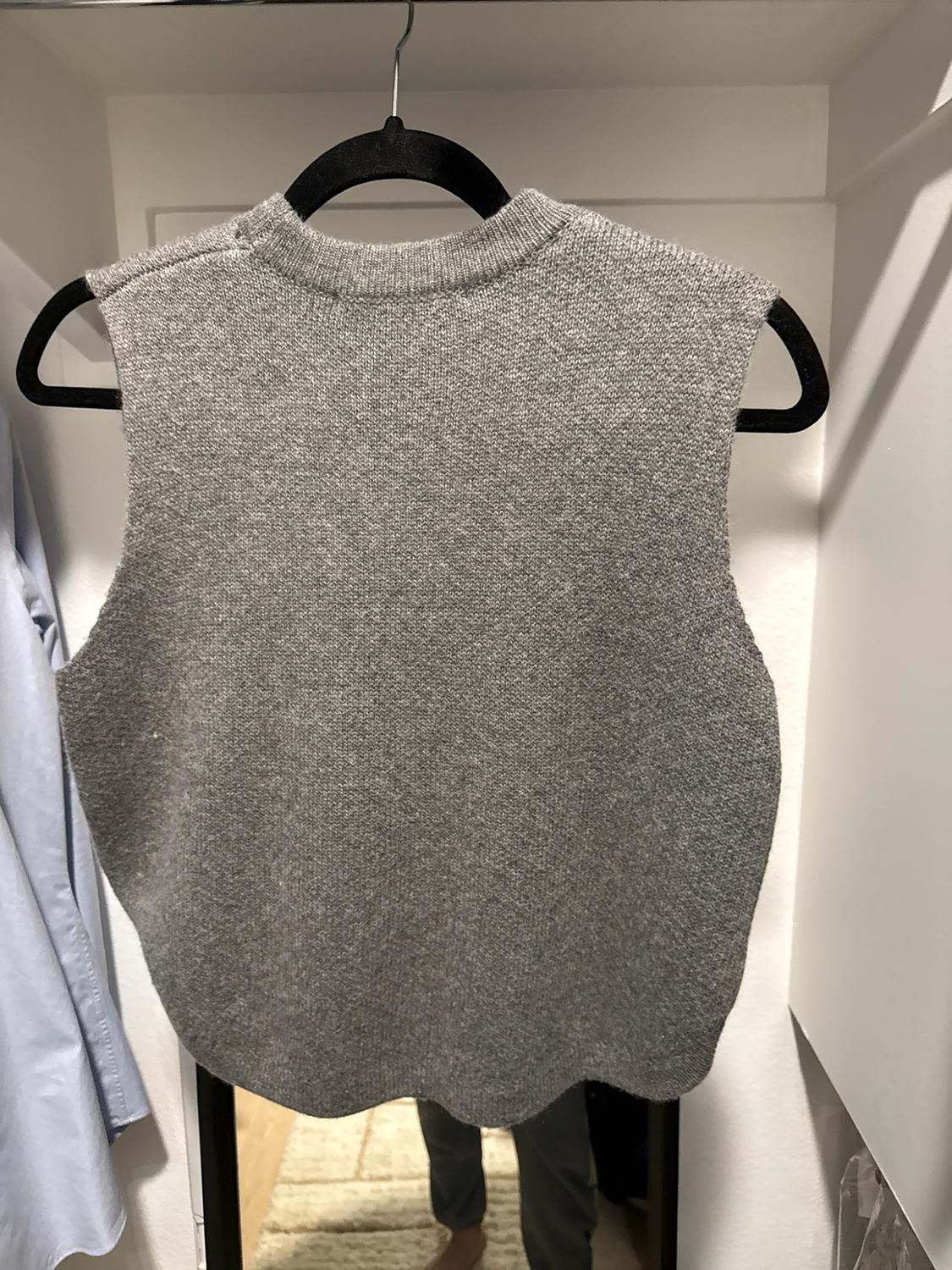 BUTTONED KNIT CROP TOP - Image 3
