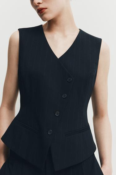 CHALECO RAYA DIPLOMÁTICA ZW COLLECTION - Marino de Zara