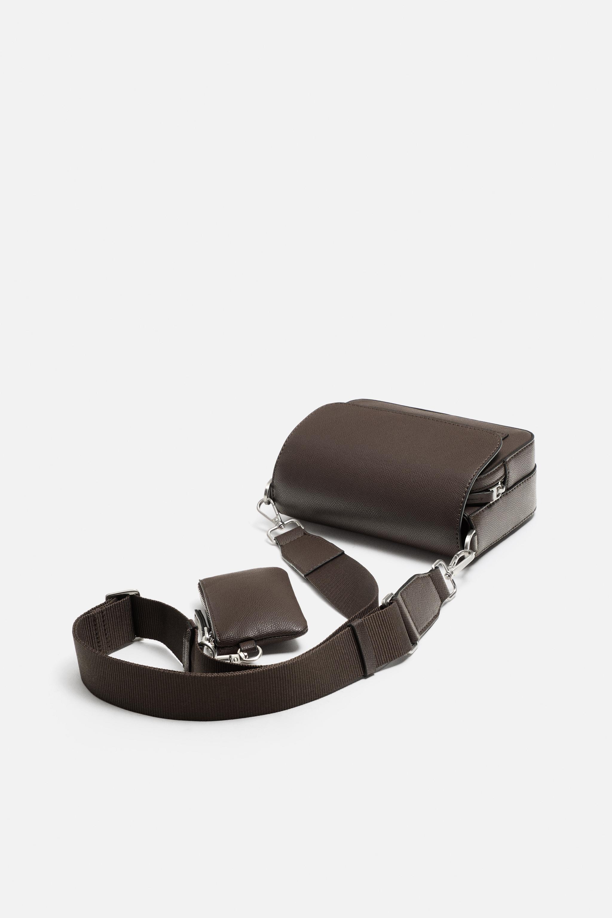テクスチャードクロスボディバッグ - ブラック | ZARA Japan / 日本