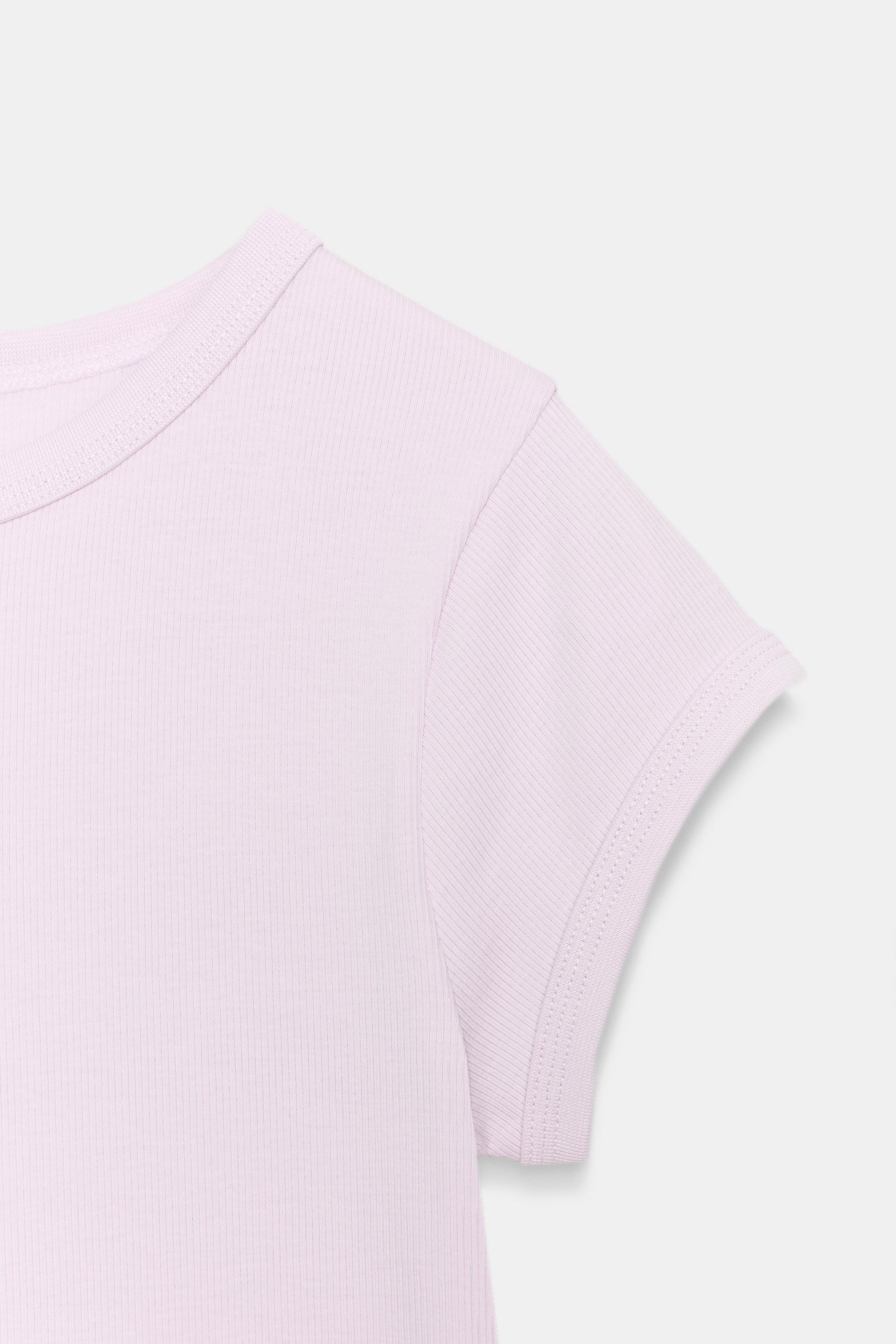 FİTİLLİ KISA KOLLU T-SHIRT - Görsel 8