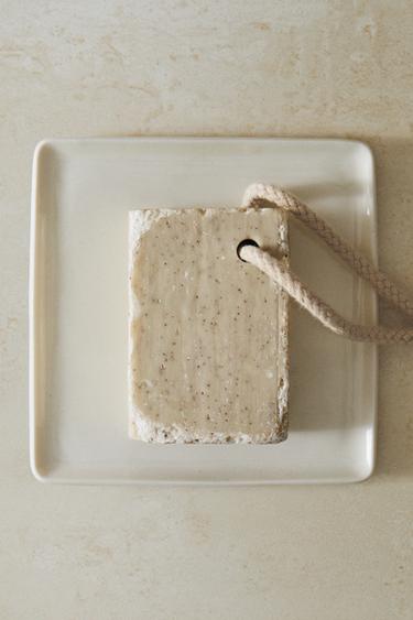 JABONERA BAÑO CERÁMICA - Blanco de Zara