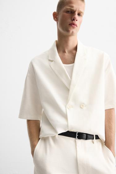 BERMUDA COUPE DÉCONTRACTÉE - Blanc de Zara - Image 4