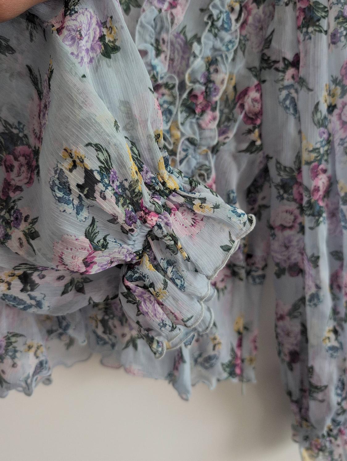 FLORAL BLOUSE - Image 5