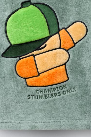 AGES 6-14 / STUMBLE GUYS™ © SCOPELY FLEECE PYJAMAS - Green by Zara - Image 6