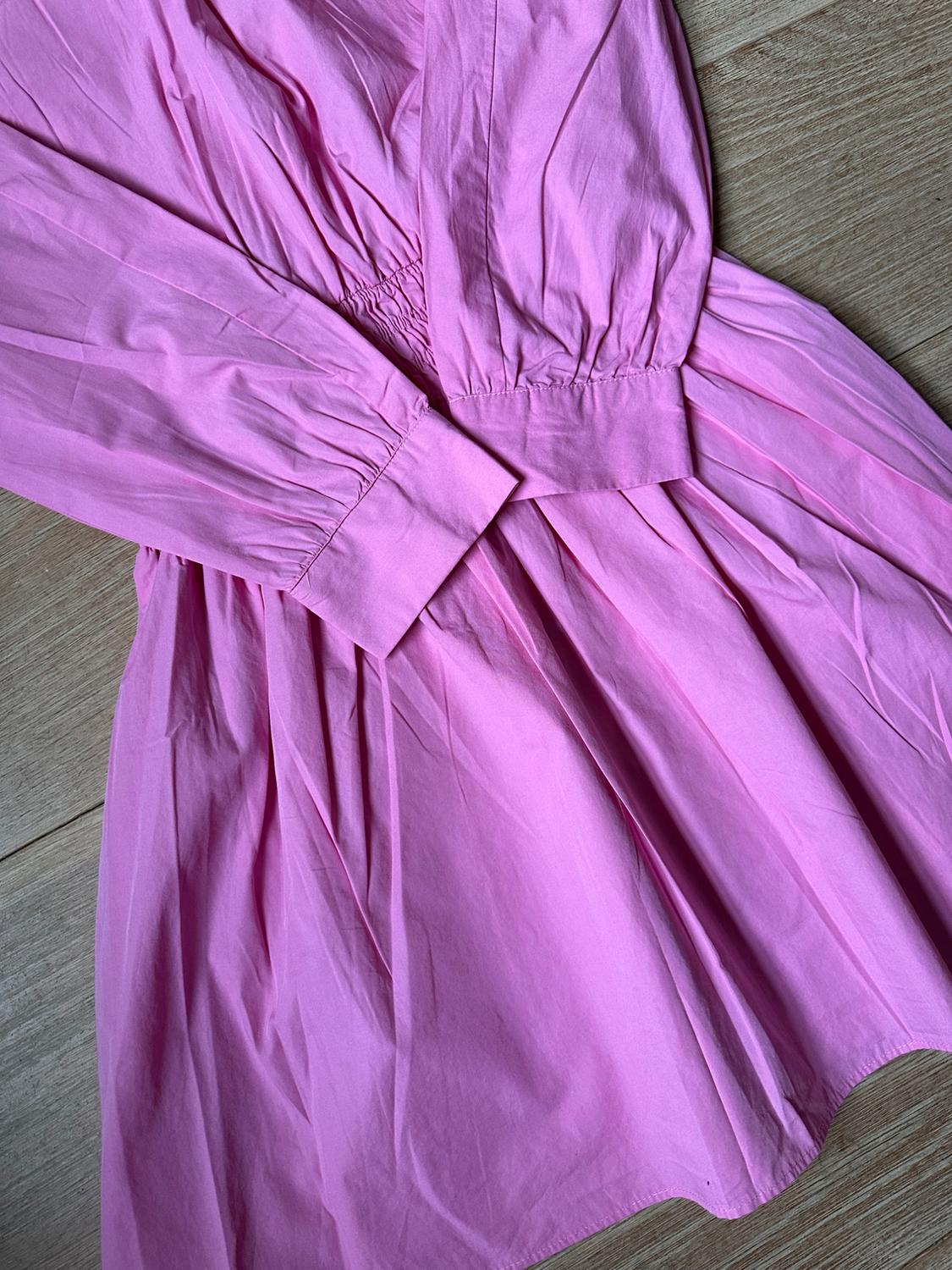 SHORT POPLIN DRESS - Image 6