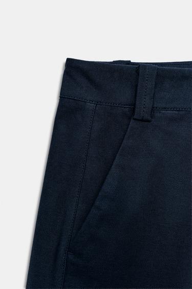 BARREL TROUSERS - Navy blue by Zara - Image 7