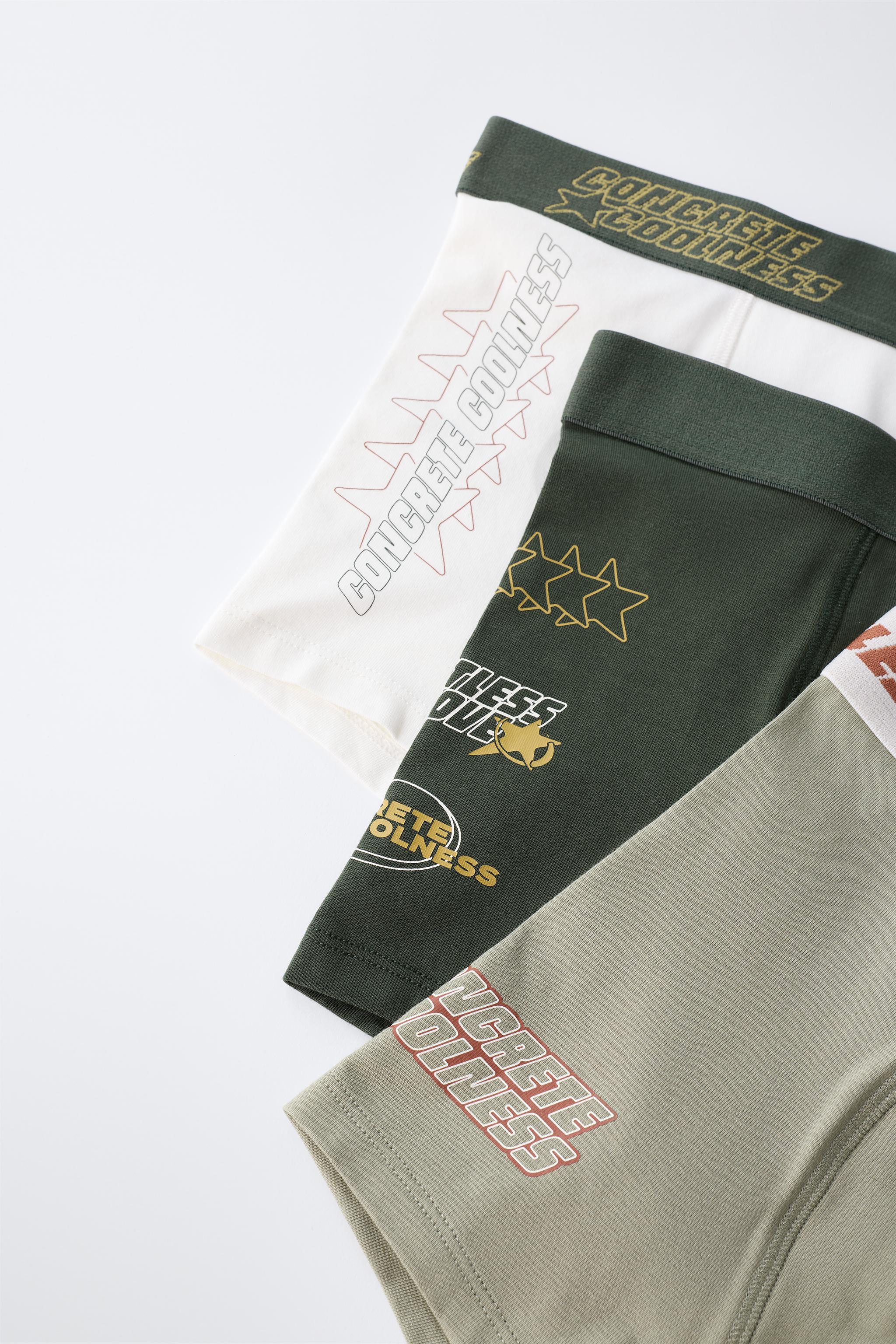 AGES 6-14 / FIVE-PACK OF LOGO BOXERS